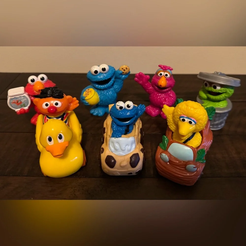 Sesame Street Workshop Figures and Racer Cars - Hasbro Playskool